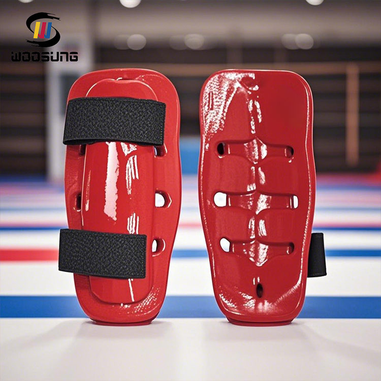 Taekwondo mencelupkan lapisan ganda Shin Guard